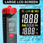 PHM - 443 PHM - 443 Digital Pentype pH Meter High Accuracy Colored Screen | Red Backlight Alarm | 3 - Point Calibration with Temperature Measurement ATC Function for Liquids in Laboratory Food and Medicine Industry - Gain Express
