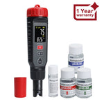 PHM - 443 PHM - 443 Digital Pentype pH Meter High Accuracy Colored Screen | Red Backlight Alarm | 3 - Point Calibration with Temperature Measurement ATC Function for Liquids in Laboratory Food and Medicine Industry - Gain Express