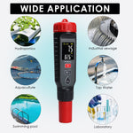 PHM - 443 PHM - 443 Digital Pentype pH Meter High Accuracy Colored Screen | Red Backlight Alarm | 3 - Point Calibration with Temperature Measurement ATC Function for Liquids in Laboratory Food and Medicine Industry - Gain Express