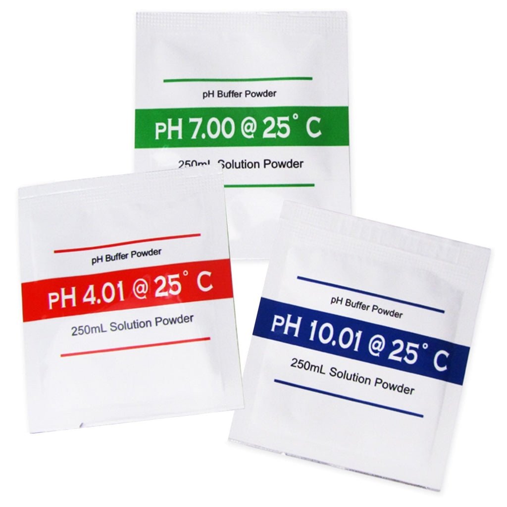 Solutions étalons Ph Set Poudre Calibration PH 4.01 7.00 10.01 Solutions étalons Ph Set Poudre Calibration PH 4.01 7.00 10.01