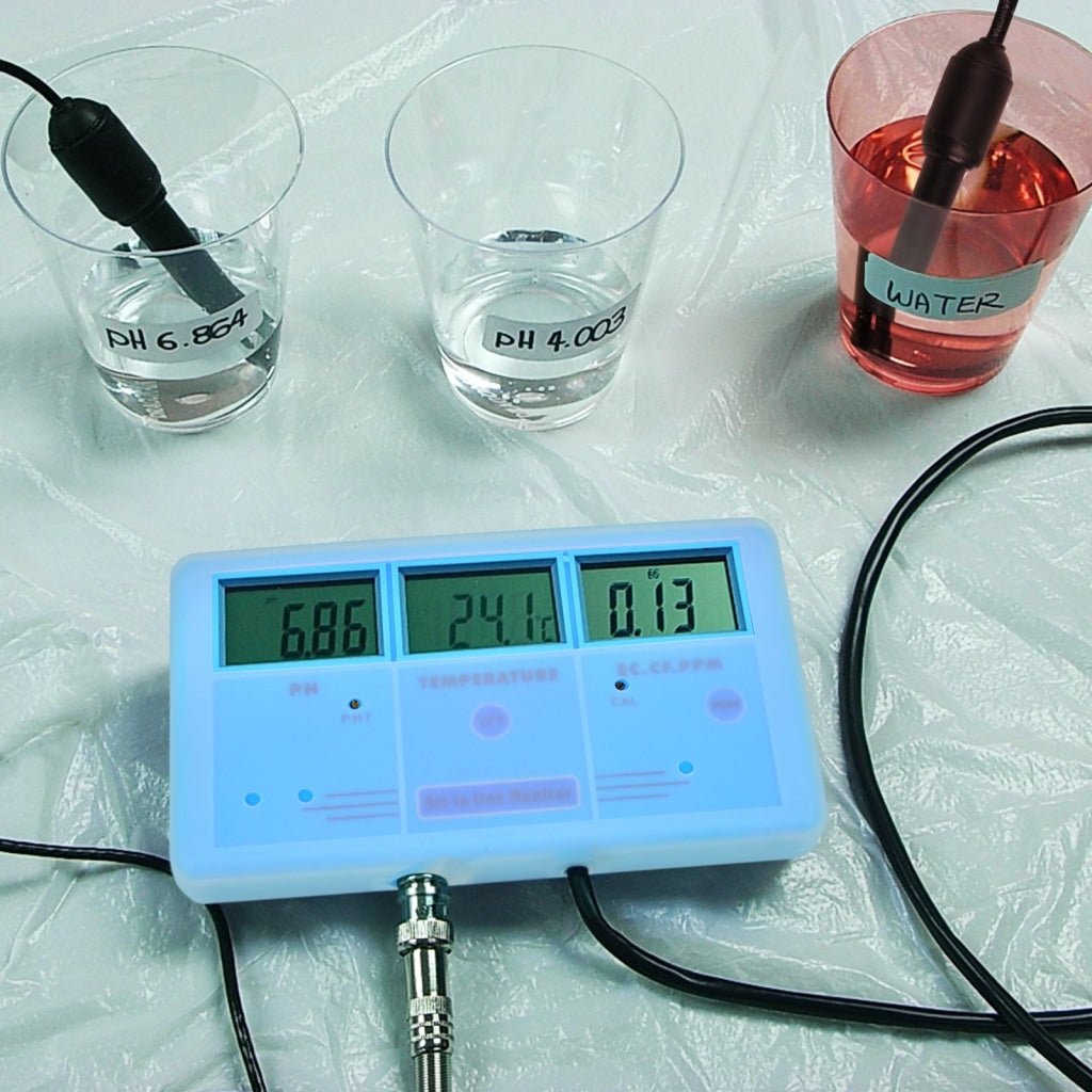 PHT - 026 PHT - 026 6 - in - 1 Multi - Function Meter Tester EC CF TDS PH °C °F - Gain Express