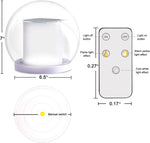 PLT - 433 Floating Pool Lights Waterproof Solar Powered Night Flame Lights Flickering Pool Accessories IP68 with Remote Control 3 Light Modes Outdoor Decoration Lamp for Pool Porch Courtyard Gardens Lawns - Gain Express