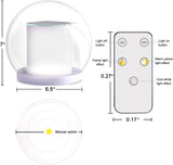 PLT - 433 Floating Pool Lights Waterproof Solar Powered Night Flame Lights Flickering Pool Accessories IP68 with Remote Control 3 Light Modes Outdoor Decoration Lamp for Pool Porch Courtyard Gardens Lawns - Gain Express