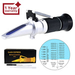 REA - 200ATC REA - 200ATC 3 - in - 1 Automotive Battery Antifreeze Refractometer, - 60~0°C Ethylene/ - 50~0°C Propylene Glycol/ 1.100 - 1.400 Battery Fluids Specific Gravity, Battery Charge Test Cooling System Coolant Freezing Point - Gain Express