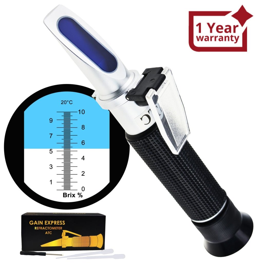 RHBN-32ATC New 0-32% ATC Handheld Brix Refractometer - Gain Express