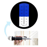 REB - 32ATC 0 - 32% Brix Refractometer ATC High - Concentrated Sugar Solution Content Test Tool 0.2% Division, Homebrew Tester Meter, Brandy Beer Fruits Vegetables Juices Soft Drinks - Gain Express
