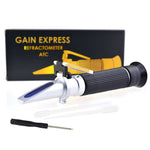 REC - 300ATC Pet Clinical Refractometer with ATC, Tri - Scale Serum & Plasma Protein Test 2 - 14g/dl Urine Specific Gravity 1.000 - 1.060SG, Veterinary Vet for Cat and Dog Animal Testing - Gain Express