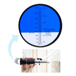 REW - 25BATC Grape Fruit Wine Alcohol Refractometer with ATC, Dual Scale 0 - 25% VOL 0 - 40% Brix, Handheld Optical Meter Tester for Sugar Glucose Wine Making Winemakers Homebrew Test Tool - Gain Express
