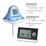 RF - 707 Wireless Floating Swimming Pool Thermometer 10~60 degree C (14 ~ 140 degree F) Range Digital - Gain Express