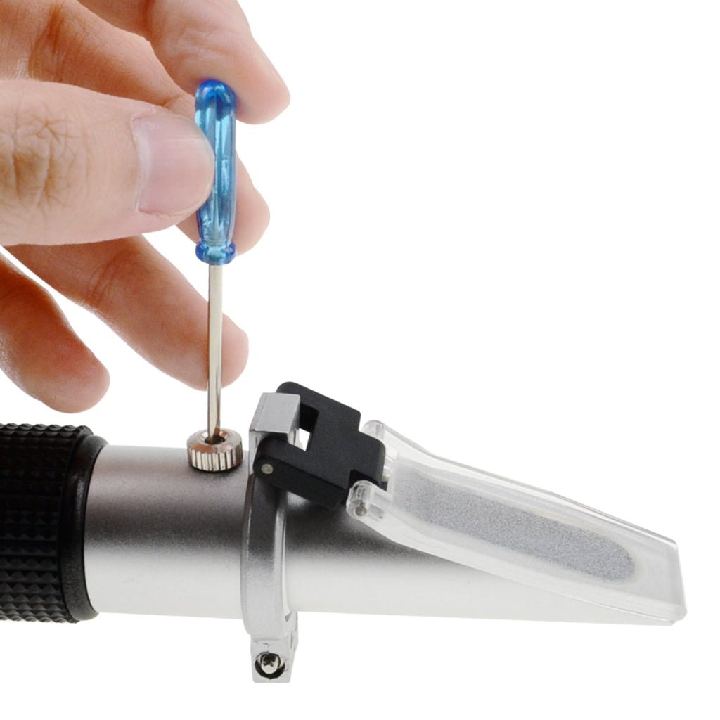 RHA - 100ATC 3 - in - 1 Automotive Battery Antifreeze Refractometer Fahrenheit, - 84~32°F Ethylene/ - 60~32°F Propylene Glycol/ 1.100 - 1.400 Battery Fluids Specific Gravity, Battery Test Cooling Coolant Freezing Point - Gain Express