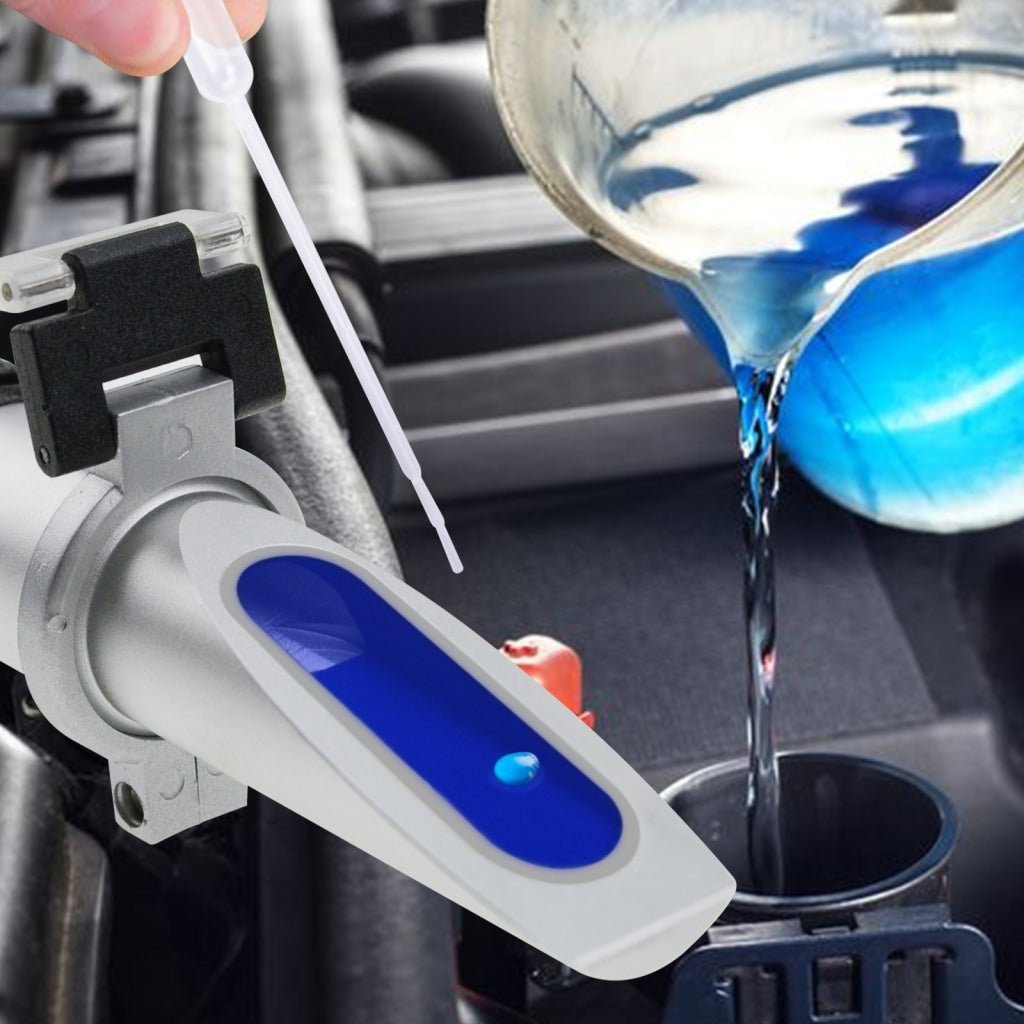 RHA - 100ATC 3 - in - 1 Automotive Battery Antifreeze Refractometer Fahrenheit, - 84~32°F Ethylene/ - 60~32°F Propylene Glycol/ 1.100 - 1.400 Battery Fluids Specific Gravity, Battery Test Cooling Coolant Freezing Point - Gain Express