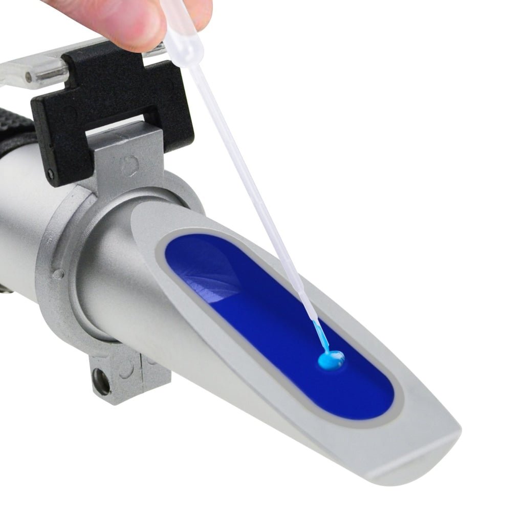 RHA - 100ATC 3 - in - 1 Automotive Battery Antifreeze Refractometer Fahrenheit, - 84~32°F Ethylene/ - 60~32°F Propylene Glycol/ 1.100 - 1.400 Battery Fluids Specific Gravity, Battery Test Cooling Coolant Freezing Point - Gain Express