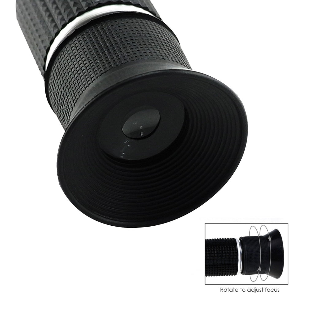 RHB - 10ATC Portable 0 - 10% Brix Refractometer Fruit Vegetable Juice Wine Maple Sap - Gain Express