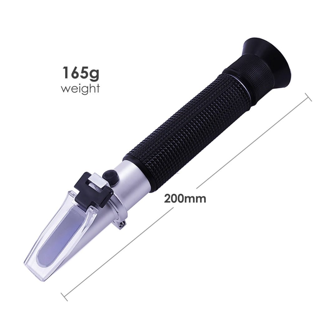 RHB - 10ATC Portable 0 - 10% Brix Refractometer Fruit Vegetable Juice Wine Maple Sap - Gain Express