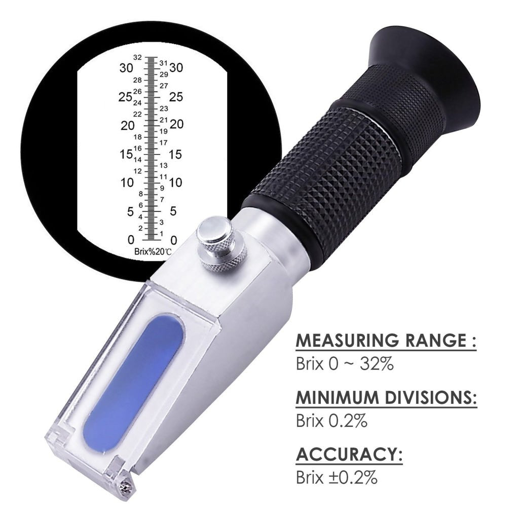 RHBN - 32ATC New 0 - 32% ATC Handheld Brix Refractometer - Gain Express