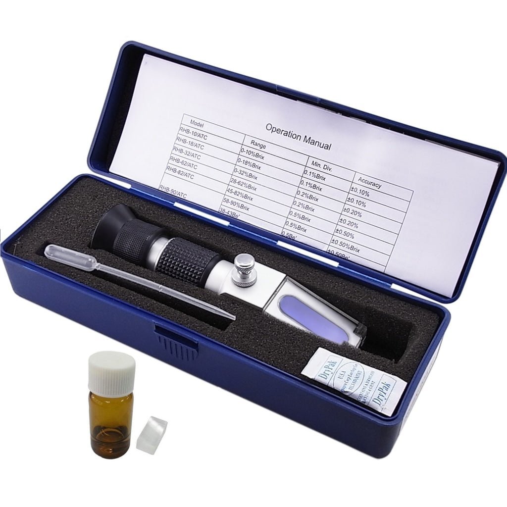 RHBN-90ATC New Handheld 58~90% ATC Honey Refractometer Water Brix