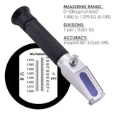 RHSN - 10ATC New Handheld 0 - 10% ATC Salinity Refractometer - Gain Express