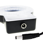 RLT - 207 60 LED Microscope Ring Light Scope Illuminator with 4 - Zone Quadrant Control, Adapter Fitting and 8 Adjustable Brightness Level 40~60mm Diameter - Gain Express