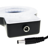RLT - 207 60 LED Microscope Ring Light Scope Illuminator with 4 - Zone Quadrant Control, Adapter Fitting and 8 Adjustable Brightness Level 40~60mm Diameter - Gain Express
