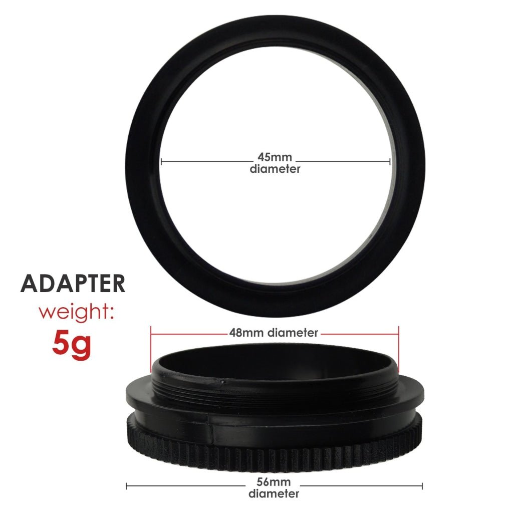 RLT - 207 60 LED Microscope Ring Light Scope Illuminator with 4 - Zone Quadrant Control, Adapter Fitting and 8 Adjustable Brightness Level 40~60mm Diameter - Gain Express