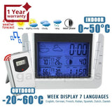 S08608B_1S Digital Wireless Indoor/Outdoor Weather Station Temperature Humidity RCC Clock - Gain Express