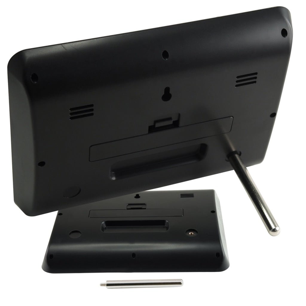 S08S3318BL_2S In/Out Temperature Wireless Weather Station DCF Radio Controlled Clock 2 Sensor - Gain Express