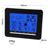 S08S3318BL_2S In/Out Temperature Wireless Weather Station DCF Radio Controlled Clock 2 Sensor - Gain Express