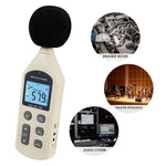SLM - 270 Digital Audio Decibel Meter Sound Level Tester Noise Level Volume Measuring Instrument 30~130dBA Monitor 4700 Data Storage Self - Calibrated A / C Frequency Weighting Tool - Gain Express