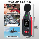 SLM - 442 SLM - 442 Sound Level Meter Datalogger Decibel Noise Tester SPL Monitor with 31,000 Data Record Function, Visual Hi | Low Alarm A | C Weighted Colored Screen Display for Home, Classroom, Traffic Noise Monitoring etc. - Gain Express