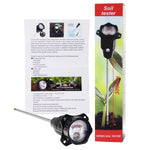 SQM - 329 SQM - 329 Soil pH and Moisture Meter 2 - in - 1 Tester 308mm Long Waterproof Metal Electrode for Indoor & Outdoor Gardens Plants Flowers Farming - Gain Express