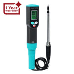 SQM - 416 Waterproof Soil EC and Temperature Meter Digital Tester with ATC for Potted Plants Gardening Agriculture Farm - Gain Express