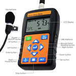 ST - 130 Noise Dose Meter Datalogger Sound Level Meter Data Logging A / C / Z Weighting - Gain Express