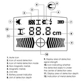 STD - 279 Stud Finder Digital Wall Scanner 4 in 1 Detector Wood Live AC Wire Metal Stud Detection Sensor with Indicator Light and Sound Warning - Gain Express