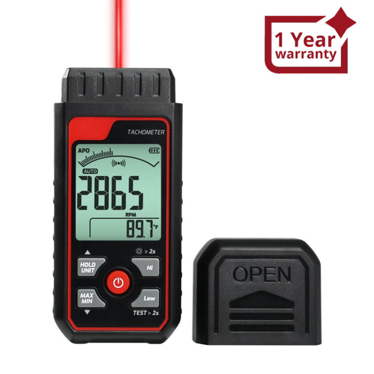 TAC-44 Handheld Digital Laser Non-Contact Tachometer, Rotational Speed ...