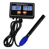 TDS - 232 Digital Combo pH & TDS Monitor Meter Tester ATC, 0.00~14.00pH & 0.0~199.9ppt Rechargeable Water Quality Real - time Monitoring, for Aquaculture, Salinity, Aquarium, Pond, Hydroponics - Gain Express