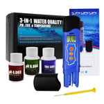 TDS - 240 3 - in - 1 pH / TDS / Temperature Meter Combo Water Quality Tester Digital Pen - Type with ATC 0.00~14.00pH 0~1999mg/L(ppm) for Laboratories, Hydroponics, Aquariums, Pool, Spa - Gain Express