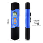 TDS - 240 3 - in - 1 pH / TDS / Temperature Meter Combo Water Quality Tester Digital Pen - Type with ATC 0.00~14.00pH 0~1999mg/L(ppm) for Laboratories, Hydroponics, Aquariums, Pool, Spa - Gain Express