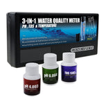 TDS - 240 3 - in - 1 pH / TDS / Temperature Meter Combo Water Quality Tester Digital Pen - Type with ATC 0.00~14.00pH 0~1999mg/L(ppm) for Laboratories, Hydroponics, Aquariums, Pool, Spa - Gain Express