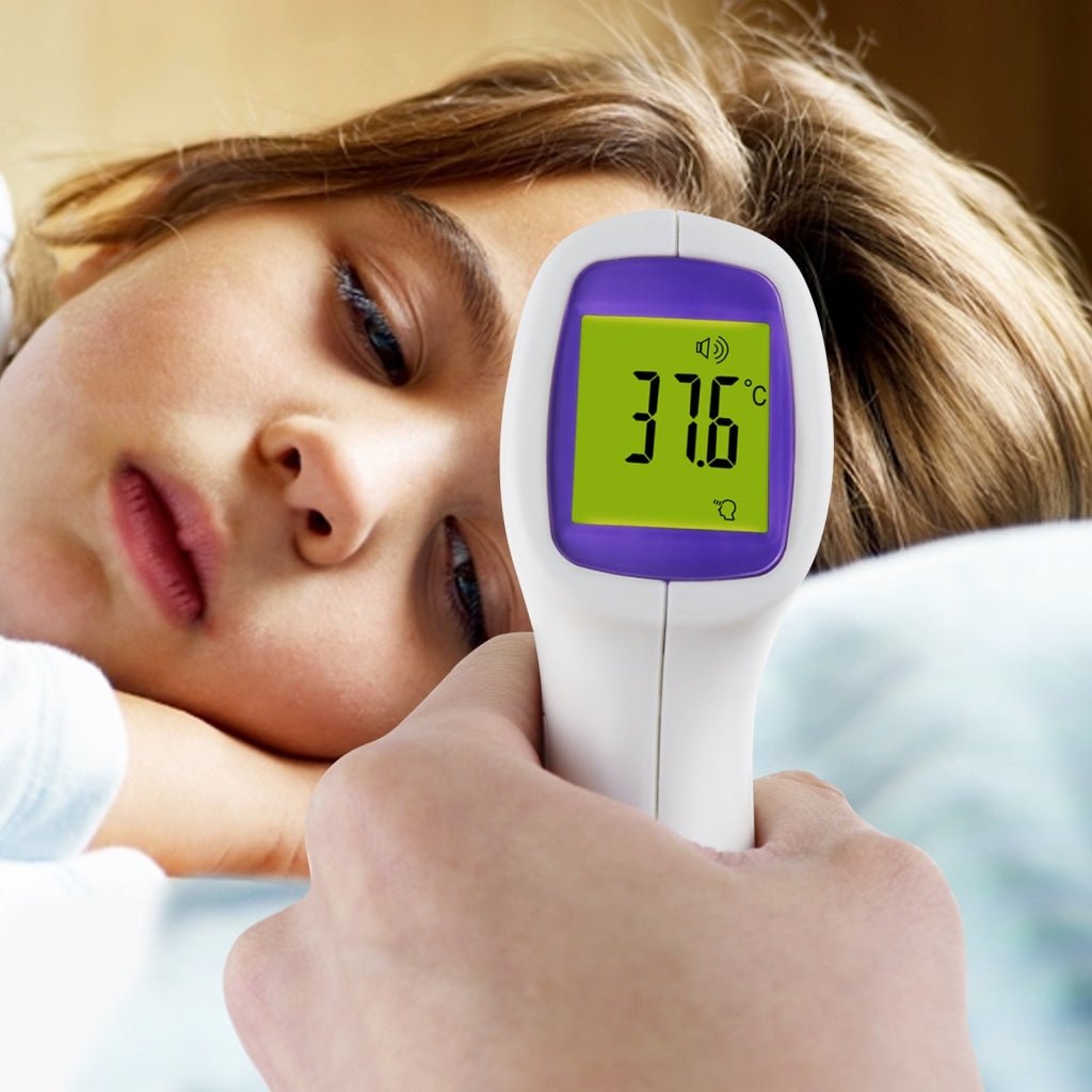 Wall Mountable Bluetooth Infrared Thermometer – Forehead Non-Contact, °C/°F, Q5 Model