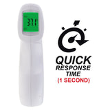 THE - 293 Forehead Body Human Adult Infant Infrared Thermometer 32 Memory FDA Approved Temperature Tester Colored Backlight Fever Indicator - Gain Express
