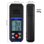 THE - 343 K/J Thermocouple Thermometer Dual Channel Temperature Meter Tester 4 K - Type Probes with Temperature Compensation and Alarm Function - Gain Express
