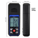 THE - 343 K/J Thermocouple Thermometer Dual Channel Temperature Meter Tester 4 K - Type Probes with Temperature Compensation and Alarm Function - Gain Express