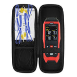THE - 373 K/J/T Datalogger Thermocouple Thermometer - 200~1372°C ( - 328~2501°F), 4 - Channel Display, Real - Time Data Logging, Audible and Visible Alarm, and ADJ Compensation - Gain Express