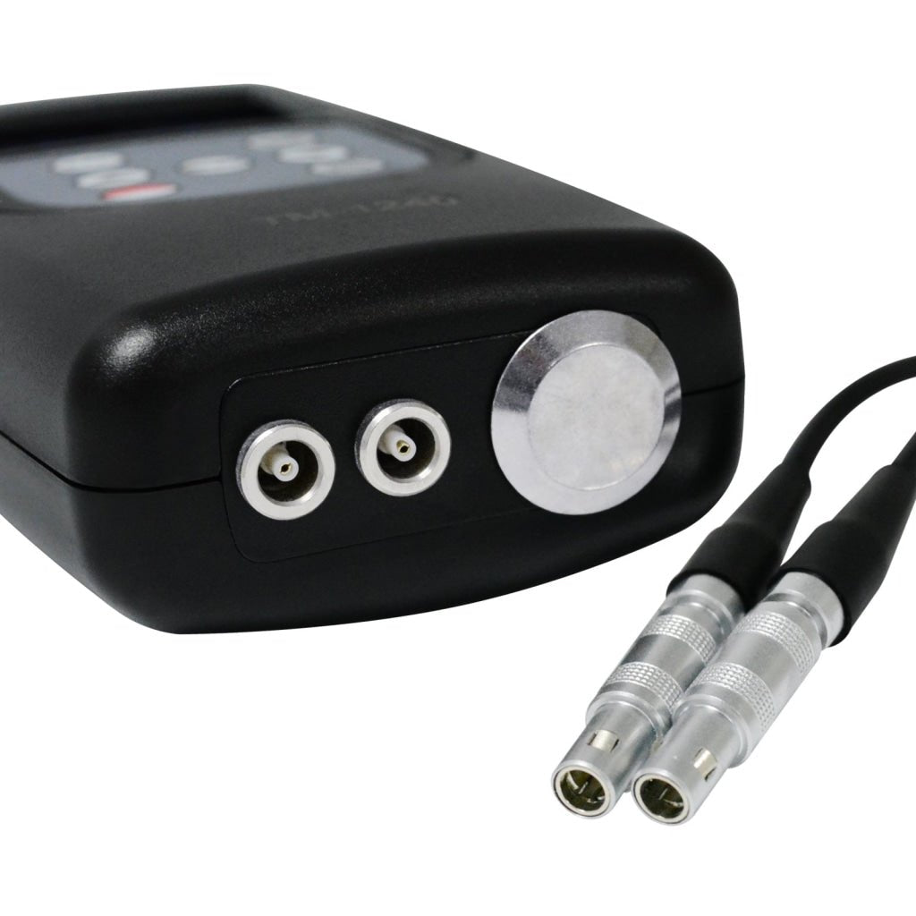 TM - 1240 Digital Ultrasonic Thickness Meter 0.75~400mm for Material Measurement, Testing Measuring Tool Tester Gauge Steel Cast Iron Aluminum Red Copper Brass Zinc Quartz Glass PVC Polyethylene - Gain Express