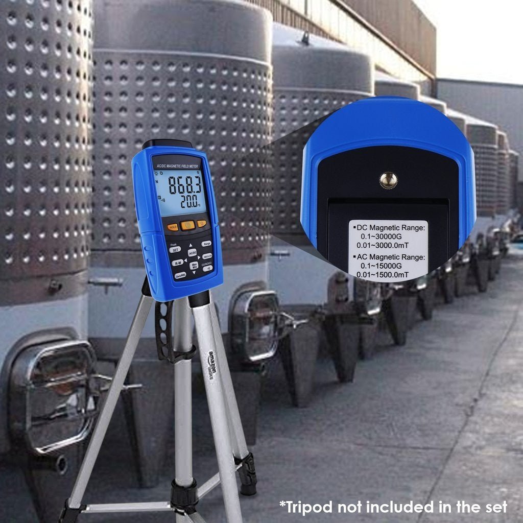 Gaussmeter Professionale AC/DC - Misuratore Campo Magnetico 3000mT, Teslametro Con Sonda E Software PC - Foto 2