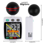 TM - 288 Heat Stroke Index Meter Indoor / Outdoor Temperature Measurement WBGT Black - Globe Temp Humidity with Real - time Alarm, Heat Hazard Indicator - Gain Express