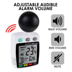 TM - 288 Heat Stroke Index Meter Indoor / Outdoor Temperature Measurement WBGT Black - Globe Temp Humidity with Real - time Alarm, Heat Hazard Indicator - Gain Express