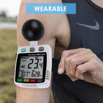 TM - 288 Heat Stroke Index Meter Indoor / Outdoor Temperature Measurement WBGT Black - Globe Temp Humidity with Real - time Alarm, Heat Hazard Indicator - Gain Express