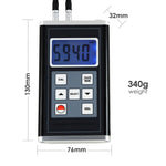 TM - 8818 Ultrasonic Thickness Gauge Meter Aluminum Steel Cast Iron Pipes 0.9~400mm Range - Gain Express