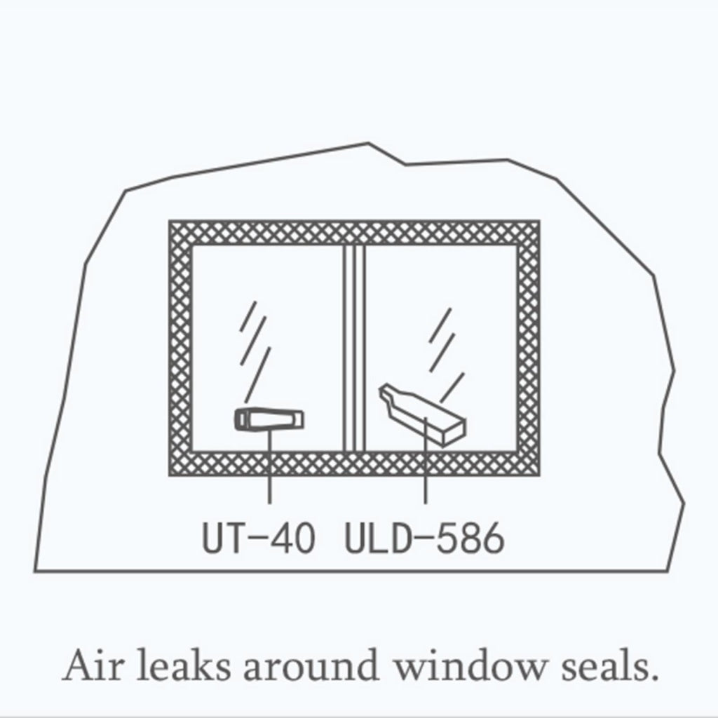 ULD - 586 Ultrasonic Leakage Detector Frequency Response 20 KHz to 100 Khz - Gain Express